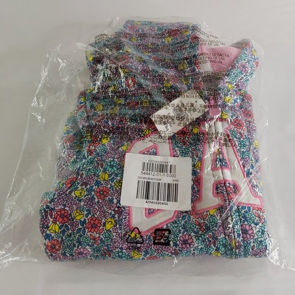 'GAP' FLORAL FLEECE LOGO HOODIE FULL~ZIP JACKET - Picture 15 of 16